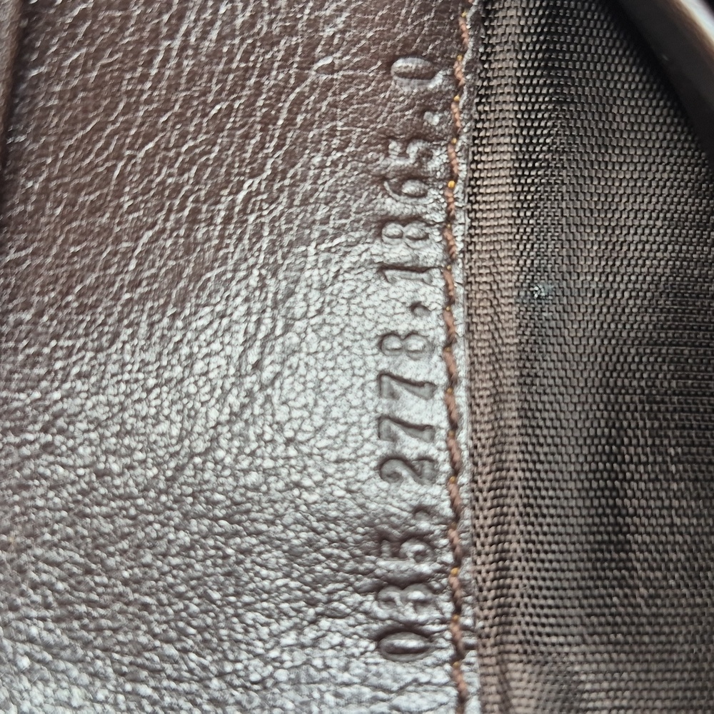 Gucci Dark Brown Bi-Fold Bamboo Leather Wallet - Picture 13 of 17